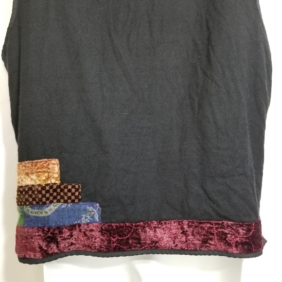 Coldwater Creek Multicolor Patchwork Vest - Picture 10 of 14